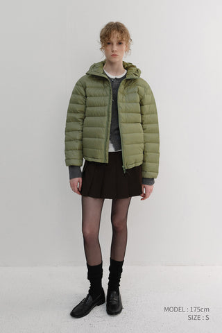 UNISEX LIGHT GOOSE DOWN JACKET OLIVE