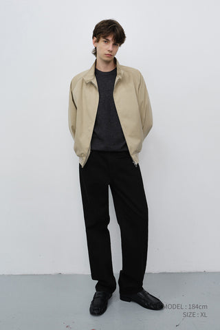 UNISEX VOLUME HARRINGTON JACKET BEIGE