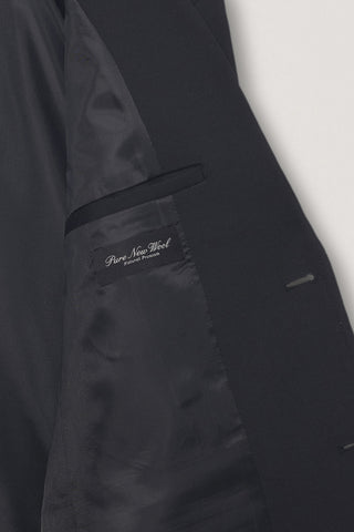 UNISEX OVERSIZED WOOL BLAZER BLACK