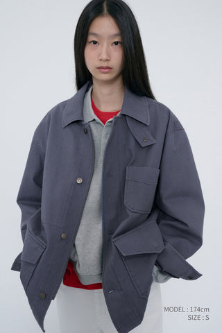UNISEX CHORE JACKET BLUE