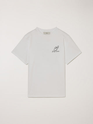 UNISEX HEART D LOGO T-SHIRT OFF WHITE