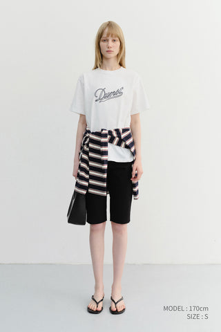 UNISEX CHAIN LOGO T-SHIRT OFF WHITE