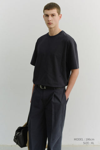 UNISEX LOOSE T-SHIRT NAVY