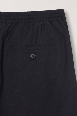 UNISEX PAJAMA BERMUDA SHORTS BLACK