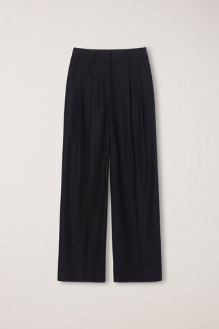 WINTER FLANNEL SLACKS BLACK