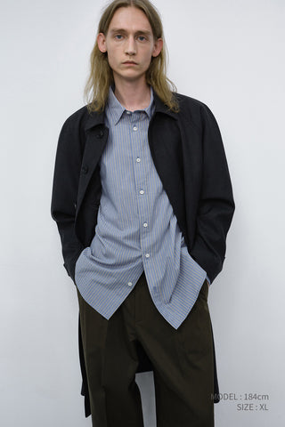 UNISEX INFORMAL SHIRT BLUE STRIPE
