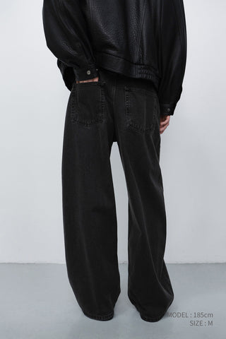 RELAXED CURVED JEANS MUD