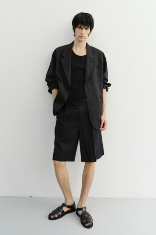 UNISEX SOFT TAILORED JACKET BLACK