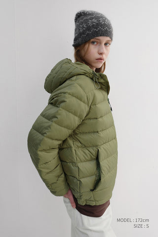UNISEX LIGHT GOOSE DOWN JACKET OLIVE