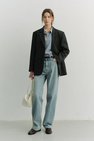 LOOSE JEANS LIGHT BLUE