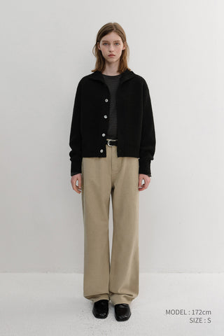 BRUSHED STRAIGHT JEANS BEIGE