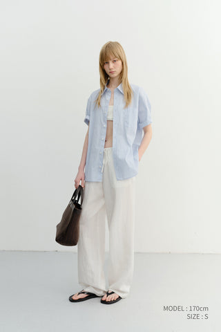 SUMMER STRING PANTS IVORY
