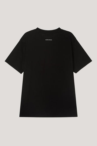 UNISEX LOGO CREASE T-SHIRT BLACK