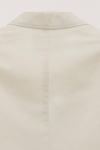 UNISEX CLASSIC LINEN JACKET CREAM