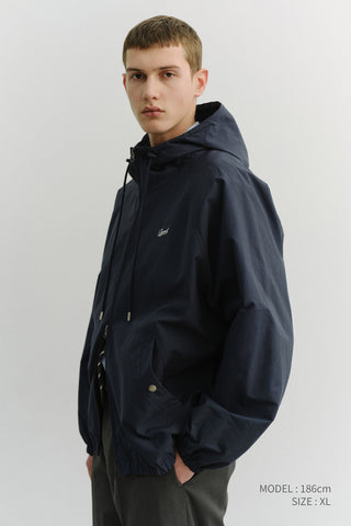 UNISEX LOGO WINDBREAKER NAVY