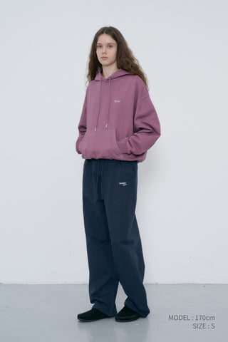UNISEX GARMENT DYED HOODIE PURPLE