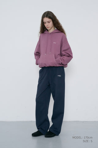 UNISEX GARMENT DYED HOODIE PURPLE