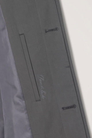 UNISEX REFINED MAC COAT ASH GREY