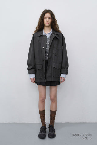 UNISEX CHORE JACKET SEPIA