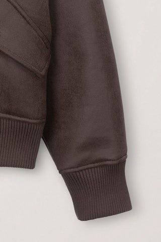 UNISEX VOLUME AVIATOR BLOUSON BROWN