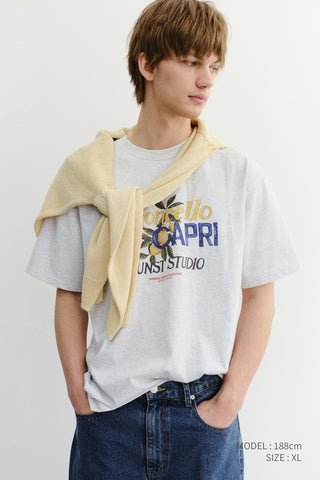 UNISEX LIMONCELLO T-SHIRT LIGHT MELANGE GREY