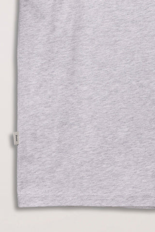 UNISEX APPLIQUE YACHT T-SHIRT LIGHT MELANGE GREY