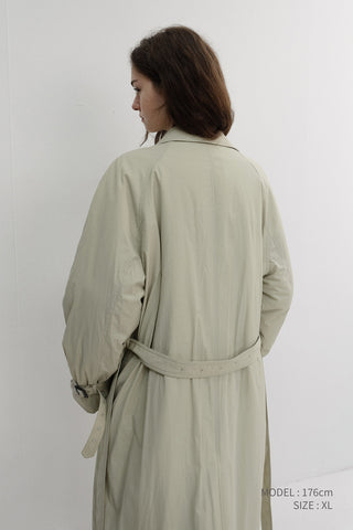 UNISEX PADDED BALMACAAN COAT SOFT BEIGE