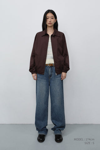 RELAXED WIDE JEANS CLASSIC BLUE