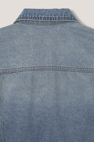 UNISEX DENIM TRUCKER JACKET LIGHT BLUE
