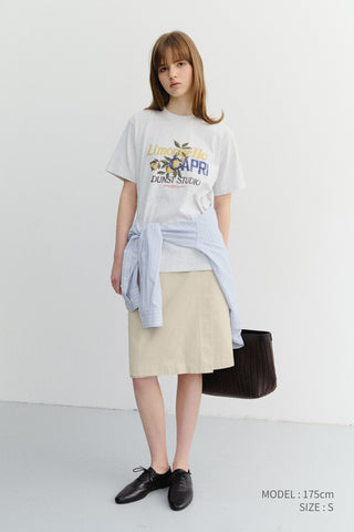 UNISEX LIMONCELLO T-SHIRT LIGHT MELANGE GREY