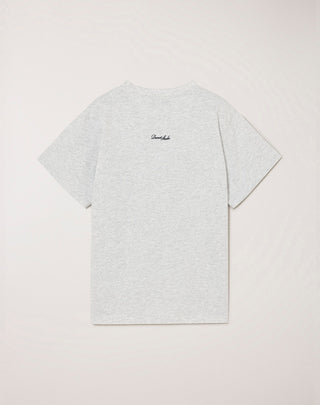 UNISEX CLASSIC LOGO T-SHIRT LIGHT MELANGE GREY