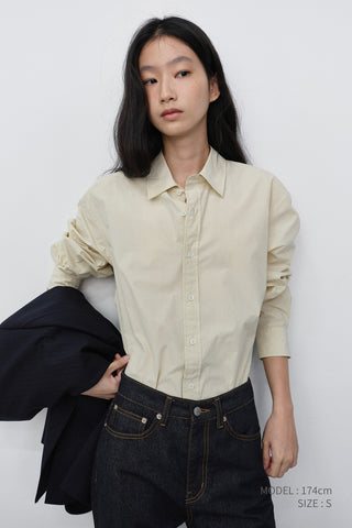 UNISEX REFINED COTTON SHIRT BUTTER