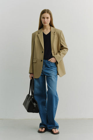 90S WIDE LEG NEW JEANS MID BLUE
