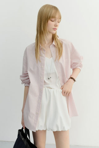 MINI VOLUMED SKIRT WHITE