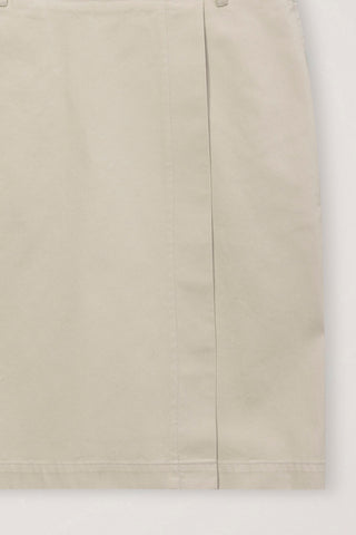 90S MIDI SKIRT BEIGE