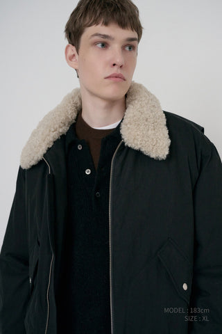 UNISEX FLIGHT PADDED JACKET BLACK