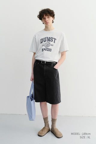 UNISEX CLASSIC LOGO T-SHIRT LIGHT MELANGE GREY