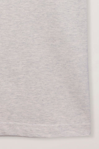 UNISEX LOOSE T-SHIRT OATMEAL MELANGE