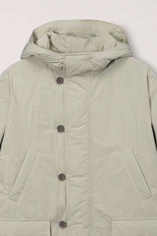 UNISEX GOOSE DOWN PARKA JACKET SOFT KHAKI