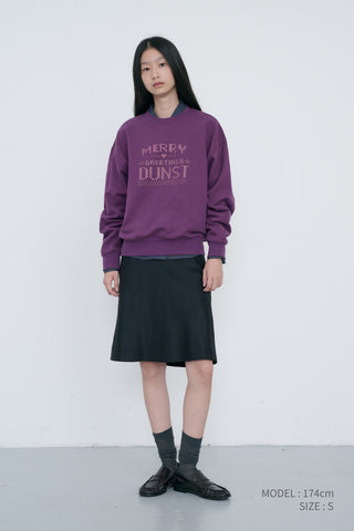 UNISEX PIXEL SWEATSHIRT PURPLE