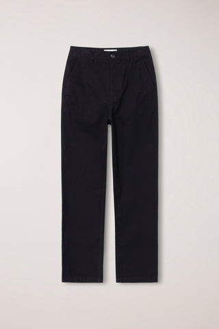 STRAIGHT CHINO SLACKS BLACK