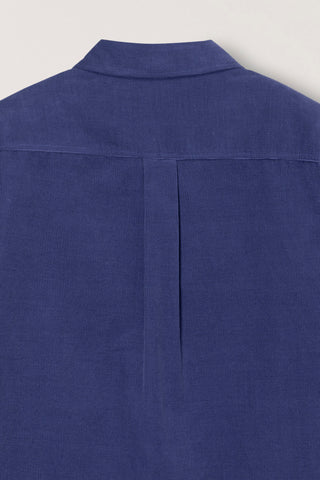 UNISEX CORDUROY SHIRT WASHED BLUE