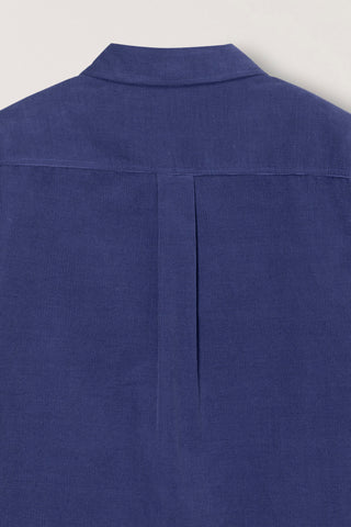 UNISEX CORDUROY SHIRT WASHED BLUE