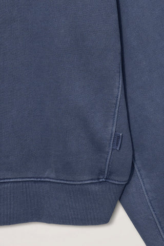 UNISEX GARMENT DYED ZIP-UP HOODIE NAVY