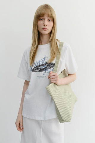 UNISEX VINYL T-SHIRT OFF WHITE