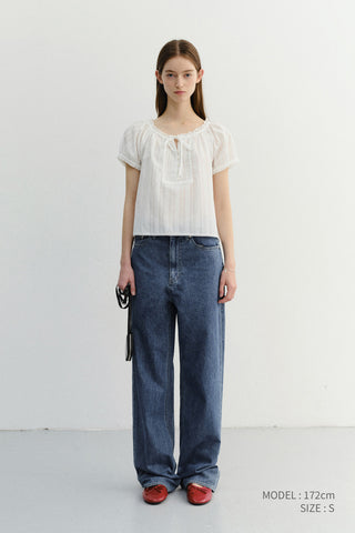 SUMMER STRAIGHT JEANS CLASSIC BLUE