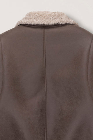 UNISEX VOLUME AVIATOR BLOUSON BROWN