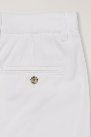 PLEATED CHINO SLACKS IVORY