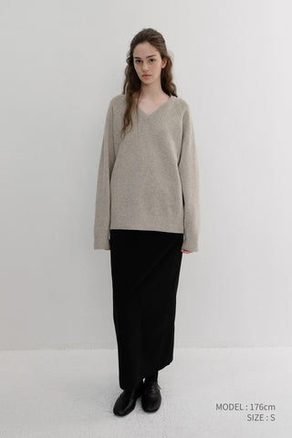 FLEECE MAXI SKIRT BLACK