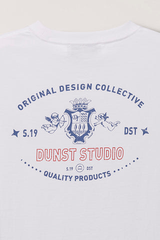 UNISEX CUPID ARCH BACK LOGO T-SHIRT OFF WHITE
